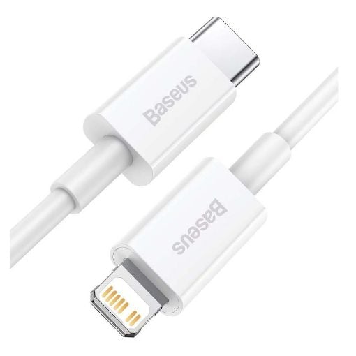 Εικόνα της Καλώδιο Baseus Superior USB-C to Lightning 20W PD 1m White CATLYS-A02