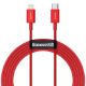 Εικόνα της Καλώδιο Baseus Superior USB-C to Lightning 20W PD 2m Red CATLYS-C09