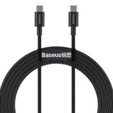 Εικόνα της Καλώδιο Baseus Superior USB-C to USB-C 100W 2m Black CATYS-C01