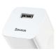 Εικόνα της Φορτιστής Baseus Quick Charger 3.0 24W White CCALL-BX02