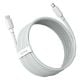 Εικόνα της Καλώδιο Baseus Simple Wisdom USB-C to Lightning 1.5m White 2τμχ TZCATLZJ-02