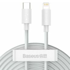 Εικόνα της Καλώδιο Baseus Simple Wisdom USB-C to Lightning 1.5m White 2τμχ TZCATLZJ-02
