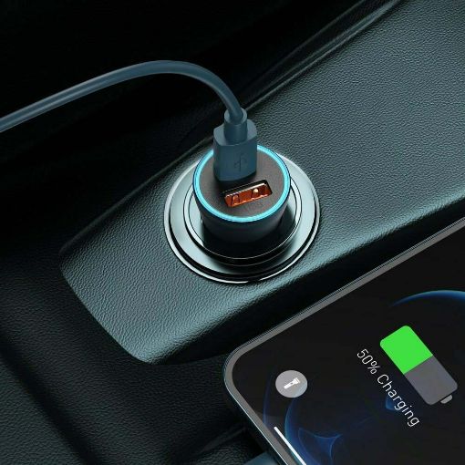 Εικόνα της Baseus Golden Contactor Car Charger 40W Blue TZCCJD-03