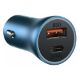 Εικόνα της Baseus Golden Contactor Car Charger 40W Blue TZCCJD-03