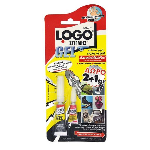 Εικόνα της Κόλλα Στιγμής Logo Gel 2gr + 1gr 2τμχ 06GE22