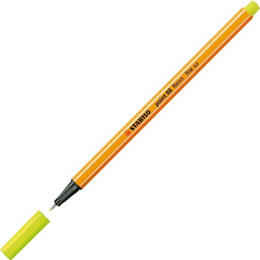 Εικόνα της Μαρκαδόρος Σχεδίου Stabilo Point 88/024 0.4mm Neon Yellow