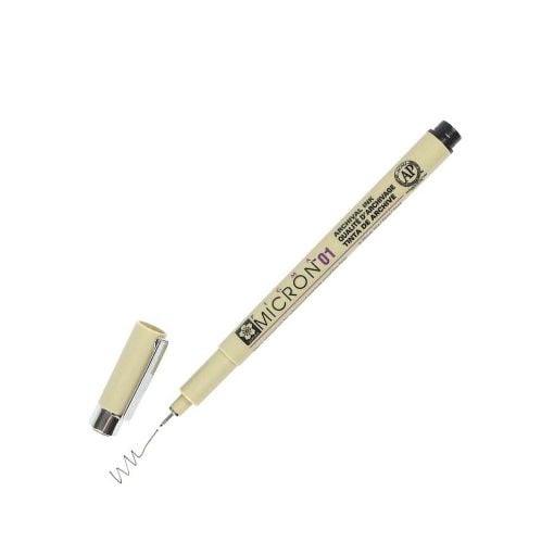 Εικόνα της Μαρκαδόρος Σχεδίου Sakura Pigma Micron 01 0.25mm Black XSDK0149