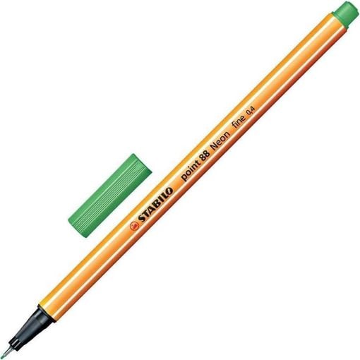 Εικόνα της Μαρκαδόρος Σχεδίου Stabilo Point 88/033 0.4mm Neon Green