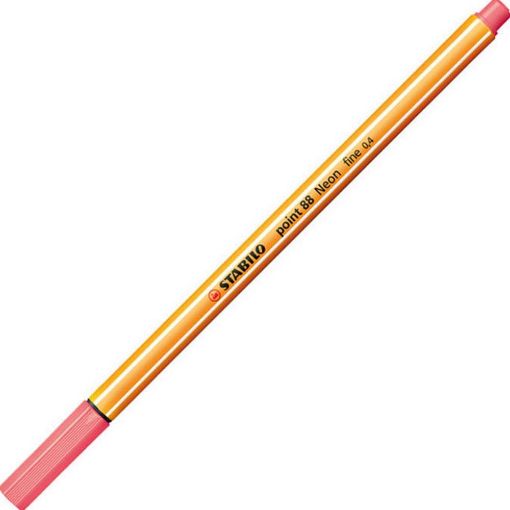 Εικόνα της Μαρκαδόρος Σχεδίου Stabilo Point 88/040 0.4mm Neon Red