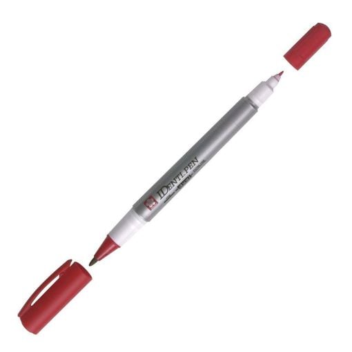 Εικόνα της Μαρκαδόρος Σχεδίου Sakura IDentiPen Twin Point Red XYK-T#19