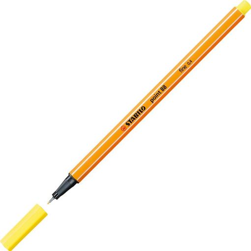 Εικόνα της Μαρκαδόρος Σχεδίου Stabilo Point 88/24 0.4mm Lemon Yellow