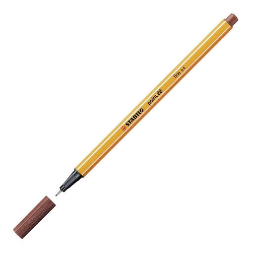 Εικόνα της Μαρκαδόρος Σχεδίου Stabilo Point 88/75 0.4mm Sienna