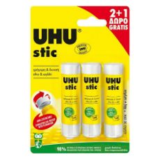 Εικόνα της Κόλλα UHU Stick 8.2gr 3τμχ