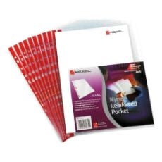 Εικόνα της Ζελατίνες Rexel Nyrex Pocket A4 100τμχ Red 12253