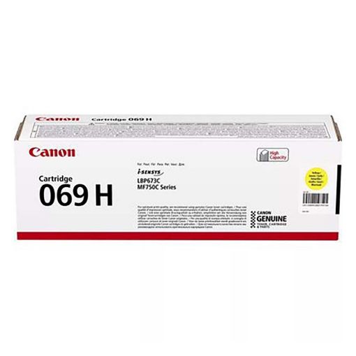 Εικόνα της Toner Canon 069H HC Yellow 5095C002