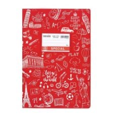 Εικόνα της Typotrust - Τετράδιο Εξήγηση Special Doodle Κόκκινο Ριγέ 50φυλλο 4322