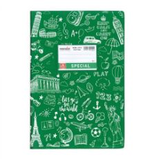 Εικόνα της Typotrust - Τετράδιο Εξήγηση Special Doodle Πράσινο Ριγέ 50φυλλο 4323