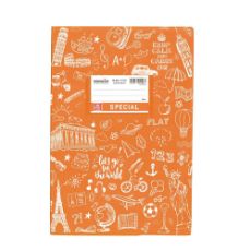 Εικόνα της Typotrust - Τετράδιο Εξήγηση Special Doodle Πορτοκαλί Ριγέ 50φυλλο 4325