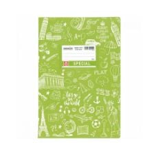 Εικόνα της Typotrust - Τετράδιο Εξήγηση Special Doodle Λαχανί Ριγέ 50φυλλο 4328