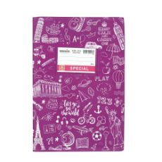 Εικόνα της Typotrust - Τετράδιο Εξήγηση Special Doodle Μωβ Ριγέ 50φυλλο 4329