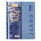 Εικόνα της Typotrust - Τετράδιο Spiral Jeans Ριγέ A4 2 Θεμάτων 4542-19 (Διάφορα Χρώματα)