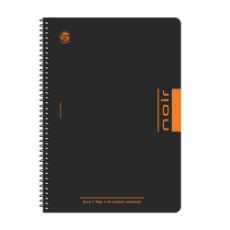 Εικόνα της Typotrust - Τετράδιο Spiral Noir Ριγέ A4 2 Θεμάτων 4542-24 (Διάφορα Χρώματα)