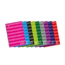 Εικόνα της Typotrust - Τετράδιο Spiral Color Stripes Ριγέ A4 3 Θεμάτων 4543-12 (Διάφορα Χρώματα)