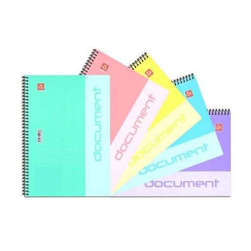 Εικόνα της Typotrust - Τετράδιο Spiral Document Ριγέ A4 3 Θεμάτων 4543-16 (Διάφορα Χρώματα)