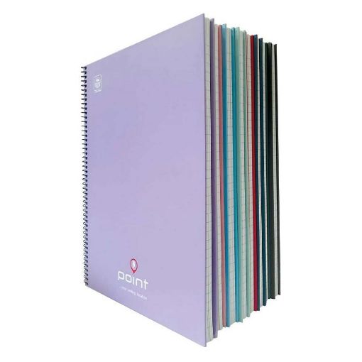 Εικόνα της Typotrust - Τετράδιο Spiral Point Ριγέ A4 3 Θεμάτων 4543-21 (Διάφορα Χρώματα)