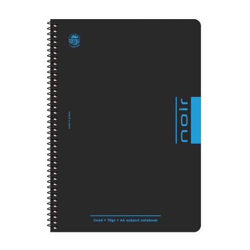 Εικόνα της Typotrust - Τετράδιο Spiral Noir Ριγέ A4 3 Θεμάτων 4543-24 (Διάφορα Χρώματα)
