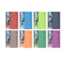 Εικόνα της Typotrust - Τετράδιο Spiral Jeans Ριγέ A4 5 Θεμάτων 4545-19 (Διάφορα Χρώματα)