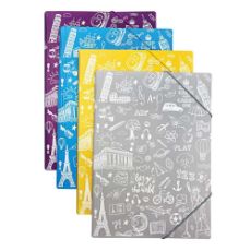 Εικόνα της Ντοσιέ Typotrust Doodle Α4+ με Λάστιχο FP16700 (Διάφορα Χρώματα)