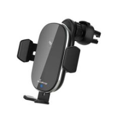 Εικόνα της MediaRange Wireless Air Vent Car Holder & Charger 15W Black MRMA117