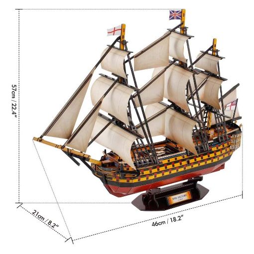 Εικόνα της Cubic Fun - 3D Puzzle HMS Victory 189pcs T4019h