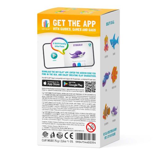 Εικόνα της Hey Clay - Claymates Ocean Stingray 50128
