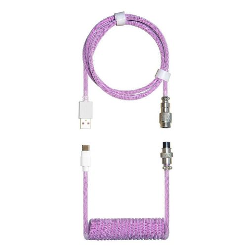 Εικόνα της Cooler Master Coiled Keyboard Cable Dream Purple KB-CPZ1