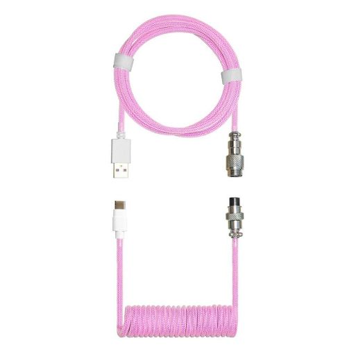 Εικόνα της Cooler Master Coiled Keyboard Cable Candy Magenta KB-CMZ1