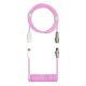Εικόνα της Cooler Master Coiled Keyboard Cable Candy Magenta KB-CMZ1