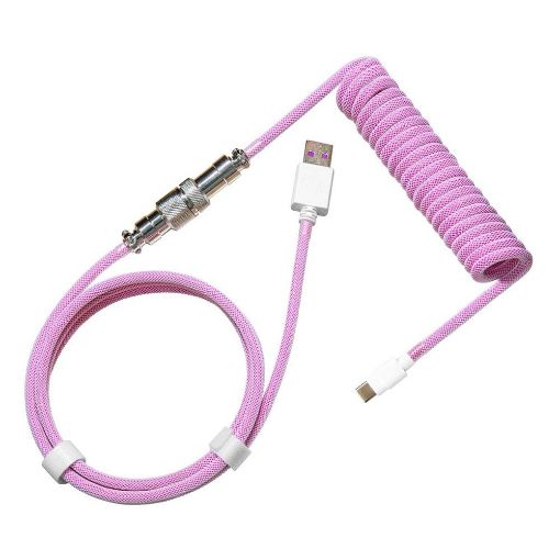 Εικόνα της Cooler Master Coiled Keyboard Cable Candy Magenta KB-CMZ1