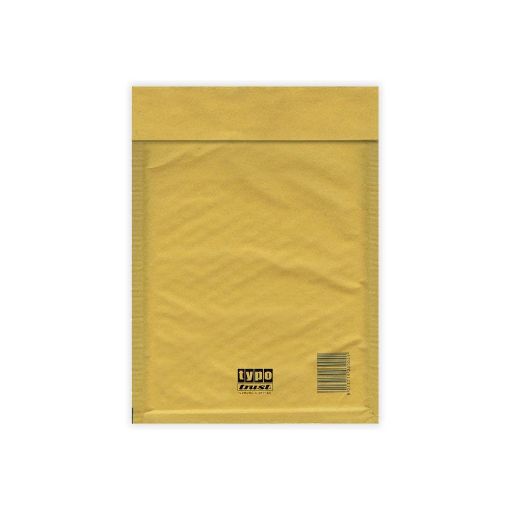 Εικόνα της Typotrust - Φάκελος Τύπου Σακούλα με Φυσαλίδες 180x165 CD Kraft 3083