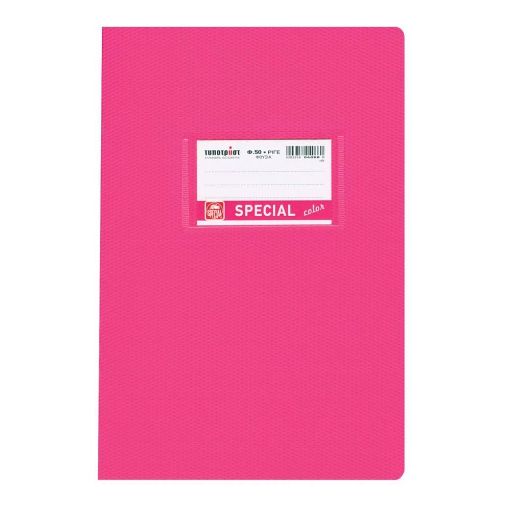 Εικόνα της Typotrust - Τετράδιο Color Ριγέ B5 50φύλλο Φούξια 4068