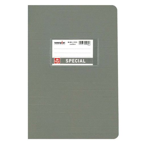 Εικόνα της Typotrust - Τετράδιο Color Ριγέ B5 50φύλλο Γκρι 4071