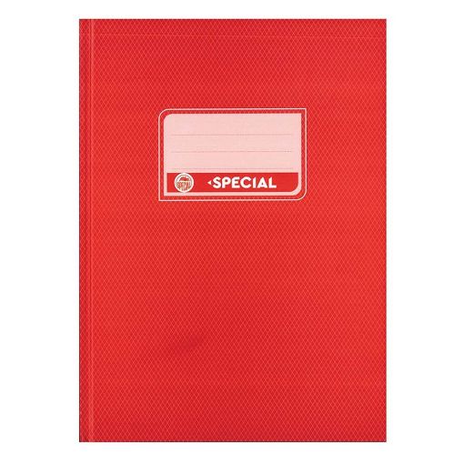 Εικόνα της Typotrust - Τετράδιο Special Εξήγηση Βιβλιοδετημένη Ριγέ B5 80φύλλο Κόκκινο 4142