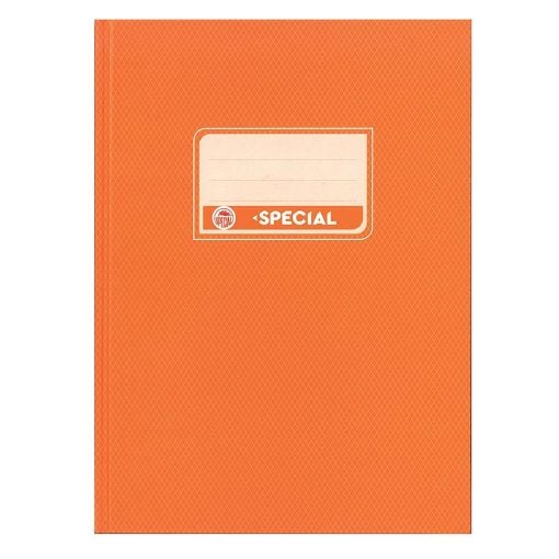 Εικόνα της Typotrust - Τετράδιο Special Εξήγηση Βιβλιοδετημένη Ριγέ B5 80φύλλο Πορτοκαλί 4145