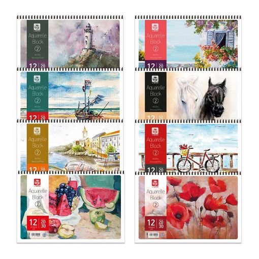 Εικόνα της Typotrust - Μπλοκ Ακουαρέλας Special Νο2 20x30cm 12 Φύλλων 4221 (Διάφορα Σχέδια)