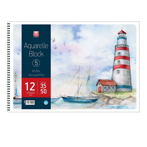 Εικόνα της Typotrust - Μπλοκ Ακουαρέλας Special No5 35x50cm 12 Φύλλων 4224 (Διάφορα Σχέδια)