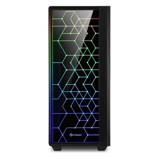Εικόνα της Sharkoon RGB Lit 100 Tempered Glass Black