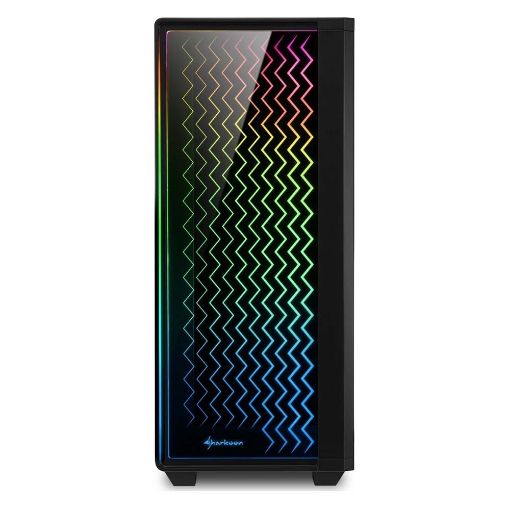 Εικόνα της Sharkoon RGB Lit 200 Tempered Glass Black