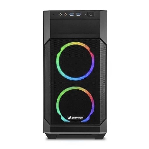 Εικόνα της Sharkoon V1000 RGB Tempered Glass Black