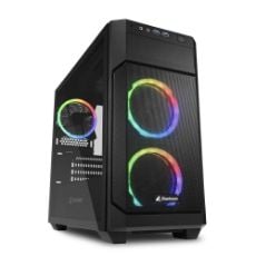 Εικόνα της Sharkoon V1000 RGB Tempered Glass Black